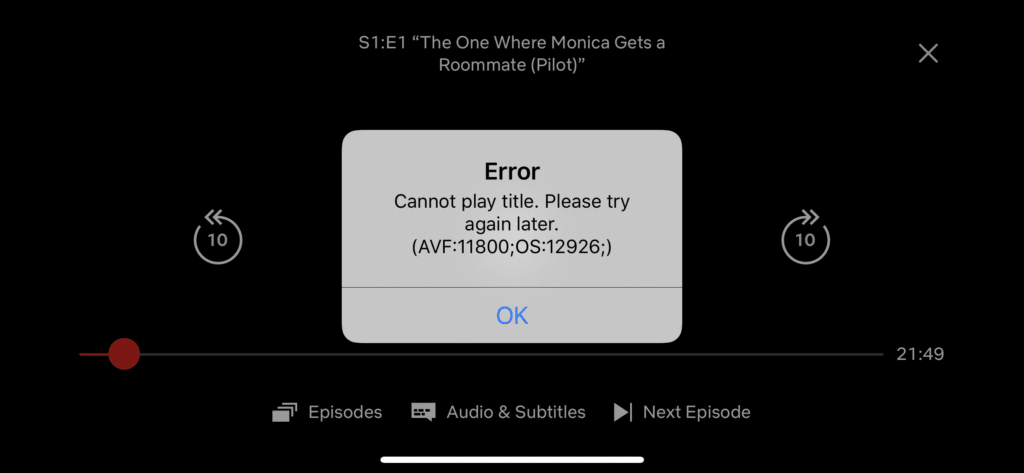 missing component on netflix for mac